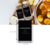 Black Spice Labels for Glass Jars, 148 Spice Jar Labels