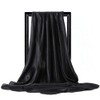 35" Womens Large Satin Square Scarf Silk Feeling Hair Wrapping