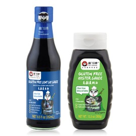 Sauce Grandmaster Premium Soy Sauce & Oyster Sauce Combo - Double Delicious for Braising, Stewing, Dipping & Stir-Frying, Perfect Taste Enhancer (8.5oz + 13.5oz)