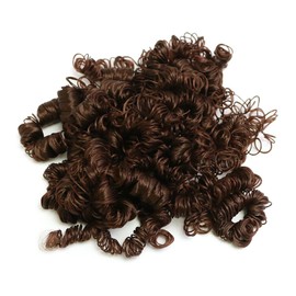 takagi Fiber do-ruhea- Curly Type Small φ 6 mm Coffee Brown CM250 