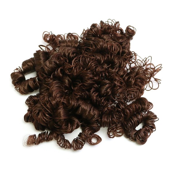 takagi Fiber do-ruhea- Curly Type Small φ 6 mm Coffee Brown