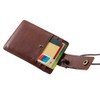 RFID Blocking ID Badge Card Holder Cowhide Wallet Hardware Sewing