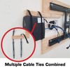 Reusable Cable Ties 1/2" x 8" for Cable Management and