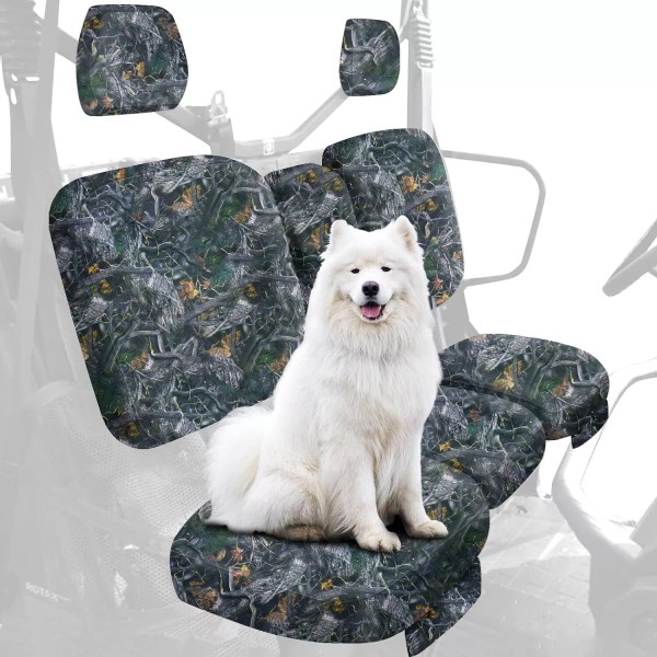 MDPROMCP Camo UTV Split Bench Seat Cover for Can Am