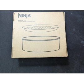 Ninja LOT OF 2 Ninja Bake Pan & Pizza Pan (AOPBAKEBRN) for OP300 & OP400 Series *NEW*