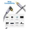 SOUNDFAM Cable RCA de 90 grados de 7,9 m/8 m,