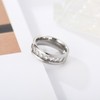 Titanium Men's Wedding Band, Promise Ring for Men Set with