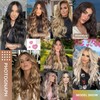 Clip in Hair Extensions Synthetic 4PCS Long Wavy Hair Extensions