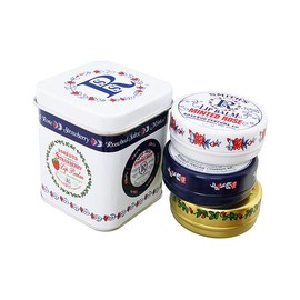 Rosebud Salve Trio Set Three 0.5 Ounce Lip Balms - with Comfort Cottonseed Oil - Nourishing Formula - Delicate Lip Care Luxury Skincare - Sets: Three Lavish Layers