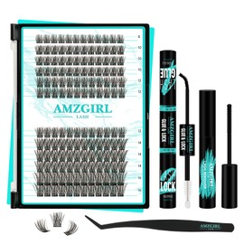Lash Clusters kit Daybreak Lash Extension Kit with Lash Bond & Seal Lash Remover and Lash Applicator for Diy Lash Extension Kit at Home(D-Mix8-16mm kit,Daybreak-v19)