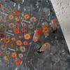 1 Sheets Fall Nail Stickers for Nail Art 5D Self-Adhesive
