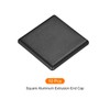 Rebower Single Hole Square Aluminium Extrusion End Cap [for Aluminium