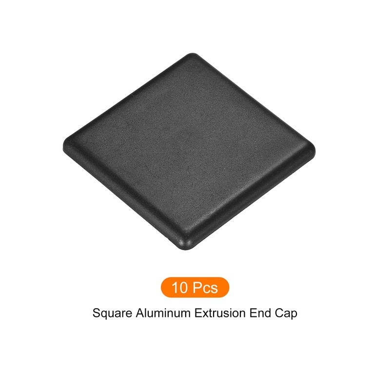 Rebower Single Hole Square Aluminium Extrusion End Cap [for Aluminium