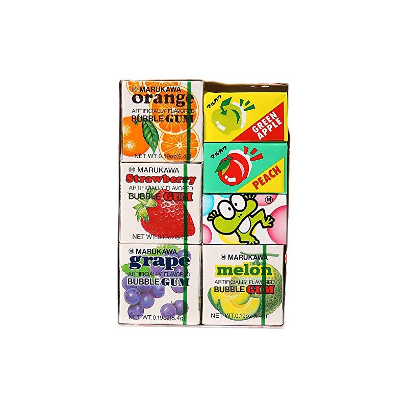 Marukawa 7 Pack Bubble Gum 1.29oz (30 Pack)