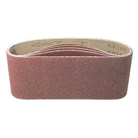 20 Mixed Fabric Sanding Belts for Belt Sanders 75 x 457 mm, 5 Grits 4 x Grit 40/60/80/120/180/Pack/Mix/Sanding Belts Each