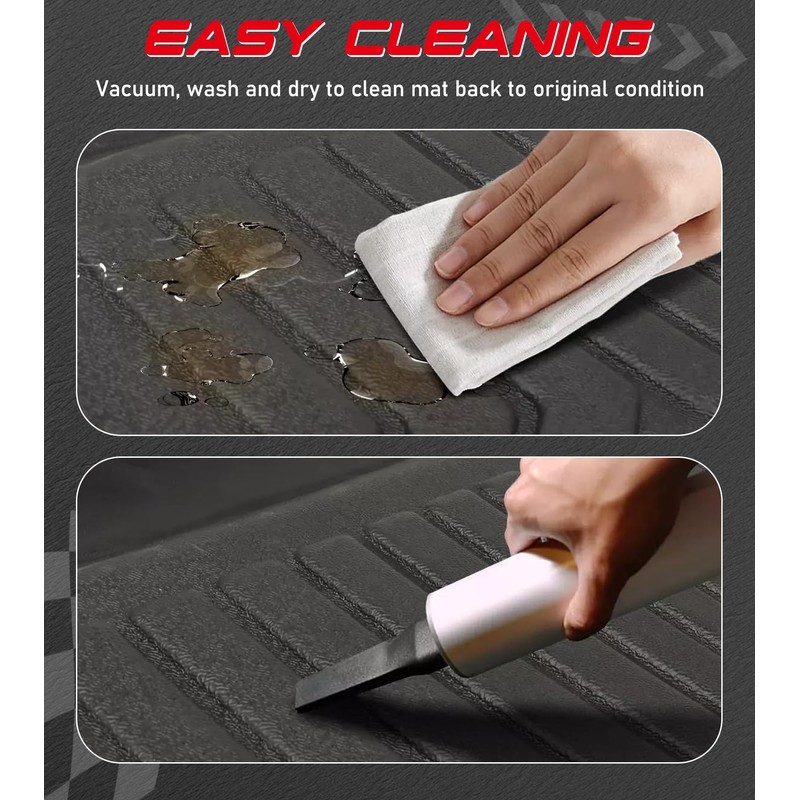 NUBEHONE C8 Front Storage Compartment Cargo Mat and Rear Trunk