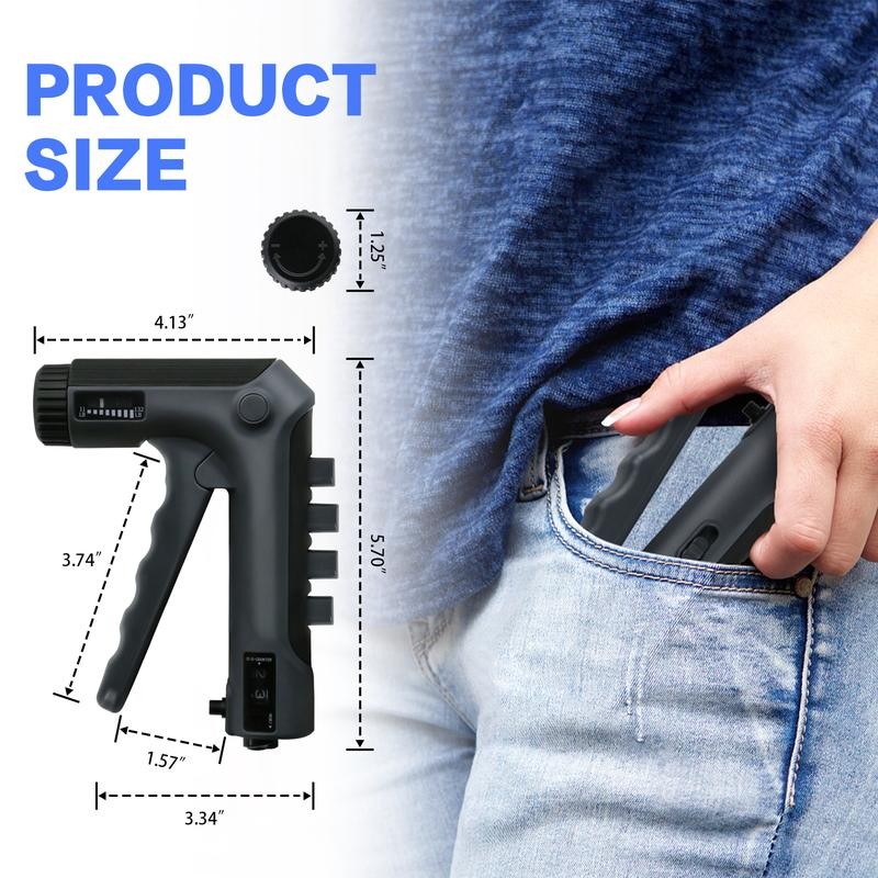 HXD-ERGO Adjustable Hand Grip Exerciser for Weight Training; 11-132 LBS