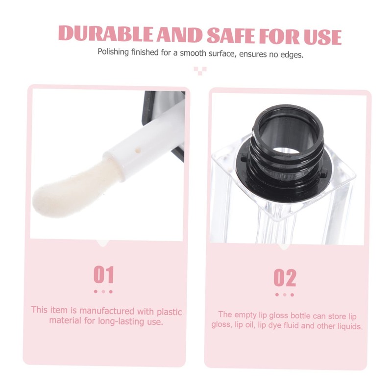 VICASKY 12pcs Refillable Lip Gloss Tubes for Women Portable Empty