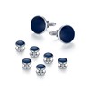 Mens Classic Shirts Cufflink Studs, Mother-of-Pearl Tuxedo Shirt Button and