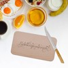 Deitert Wooden Breakfast Board with Favourite Person Rectangular Caligraphy Design