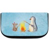 Mr. & Mrs. Panda Penguin Campfire Cosmetic Bag, blue, Hand