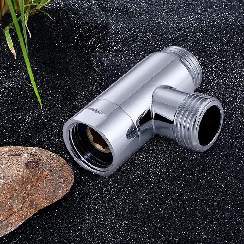 G-Promise All Metal 3 Way Diverter, Hose Fitting Tee, T