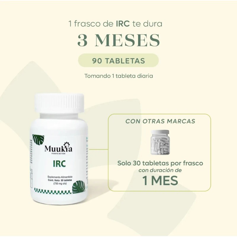 Muukya Irc Suplemento Renal Meses 90t 750mg Sabor