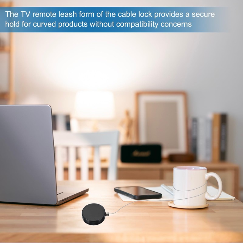 PATIKIL 1.5m / 4.9Ft Retractable Remote Control Tether, Security Remote