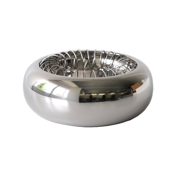 Alessi Aleesi 7690/16 Stainless Steel Ash Tray, 16 cm, Silver