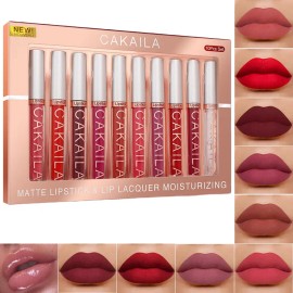 Brillos Labiales Cakaila Mixed Color 10 Pzs Impermeables
