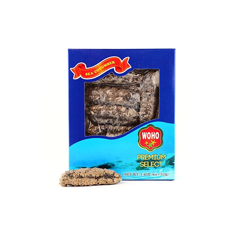 WOHO American Wild Caught Sea Cucumber Medium- 4 Oz
