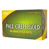 Alliance Rubber 21075 Pale Crepe Gold Rubber Bands Size #107,