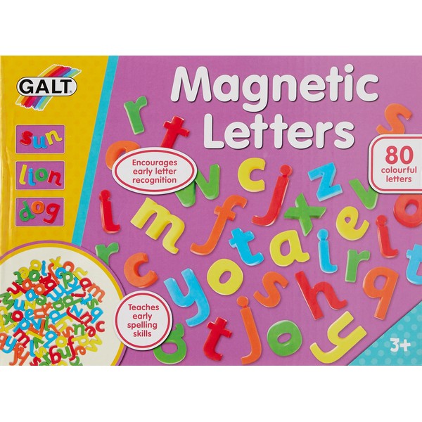 Galt Toys, Magnetic Letters, Lower case Magnetic Letters, Ages 3 Years Plus