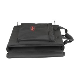 SKB 1U Soft Rack Case, Steel Rails, Heavy Duty zippers, outer pocket, Shoulder straps