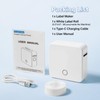 DETONGER Rechargeable Label Maker Machine with Tape, P0 Portable Bluetooth