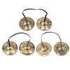 Tibetan Tingsha Cymbals, Tibetan Yoga Meditation Cymbals Bell,6.5 cm Meditation