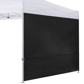 COOSHADE Instant Canopy SunWall 8x8 Canopy SideWall for Pop up Canopy Tent, 1 Pack Sidewall Only, Black