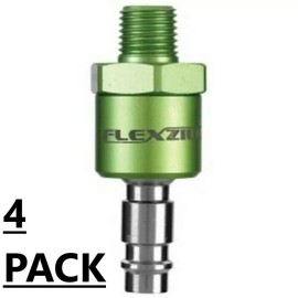 Legacy 4 Legacy Flexzilla High Flow Ball Swivel Plug Air Fitting 1/4" MNPT A53440FZBS-X