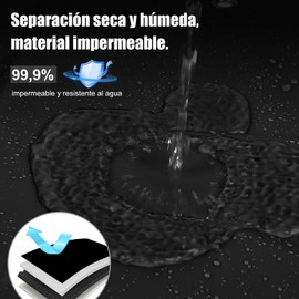 Cortina de Baño 200 * 200cm, Cortina de Baño Tela, Cortina de Ducha con 12 Ganchos, PEVA Cortina de baño para Ducha, cortinas de ducha Impermeable y Antimoho, Lavable a Máquina, para Hoteles (Negro)