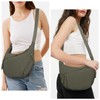 HiTotes Nylon Crescent Bag Dumpling Bag Cross Body Bag for