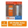 Kit Avene Fluido Solar Con Color Piel Normal + Agua