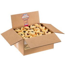 Green's Bakery Bulk Assorted Hamentashen Kosher Cookie Pastry - 10 lbs. (Approximately 135 cookies in each box)