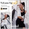 BECUS Braided Ponytail Extension,Mebeli Braid Extensions Long Braided Ponytail Extension