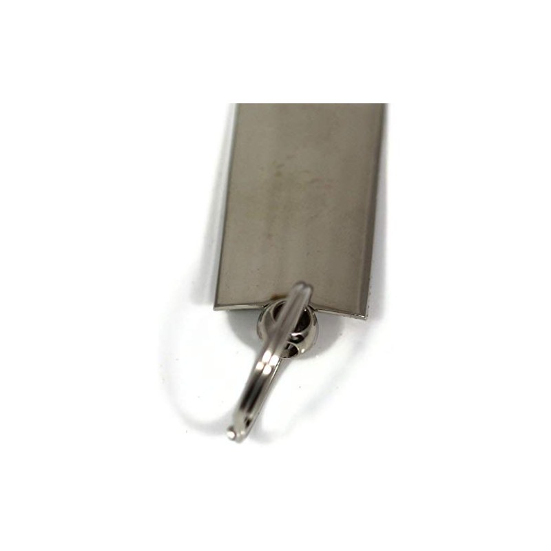 Au-TOMOTIVE GOLD Rectangular Wave Key Ring for Jeep (Gold)