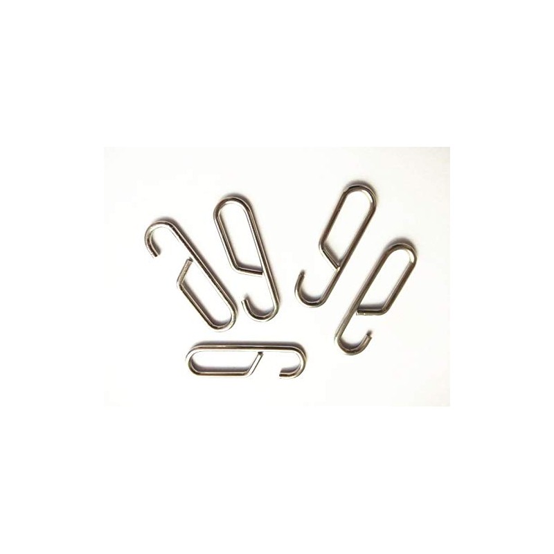 20pcs Stainless Steel Torsion Spring Hooks Safety Parts Trap Torsion