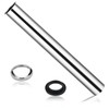 Universal immersion pipe for siphon, 30 cm extension pipe drain,
