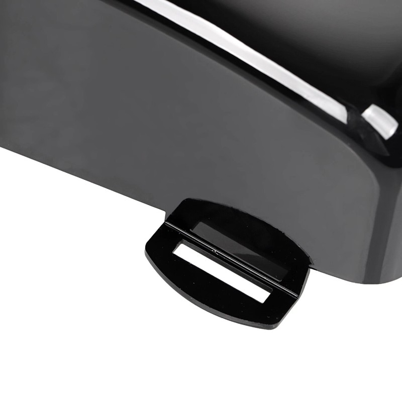 Unbranded Gloss Black Battery Box Side Covers For Harley Dyna