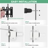 M METERXITY 2-Pack Self-Closing Latch Aluminum Alloy Automatic Window Sliding