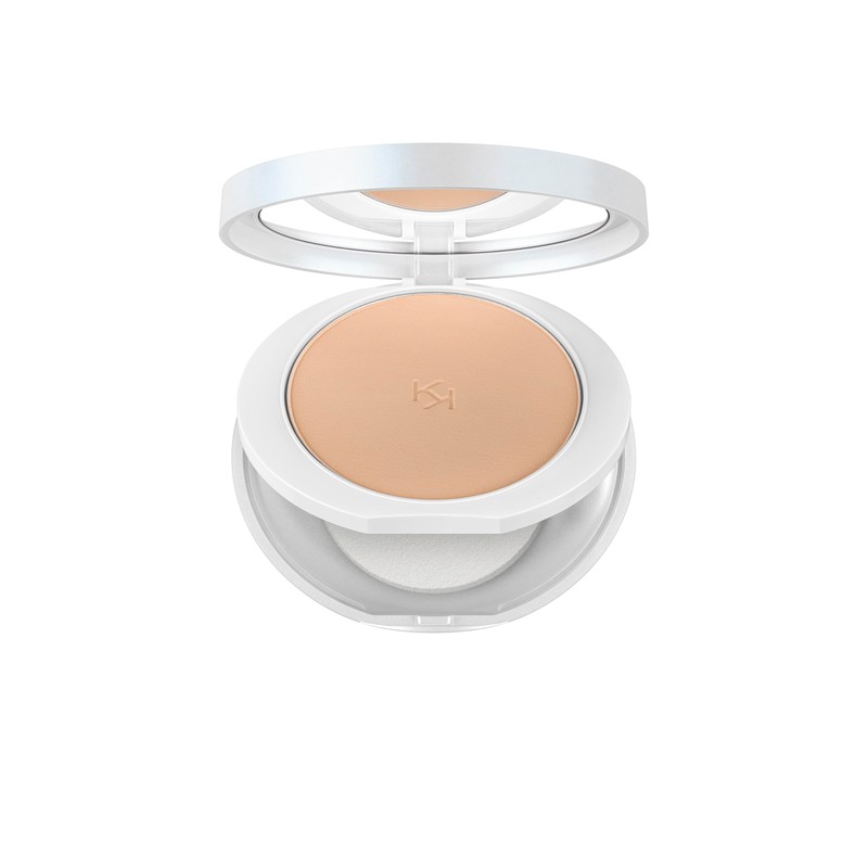 KIKO Milano Urban Shield Powder Foundation Spf 50-03, Fondotinta Opacizzante