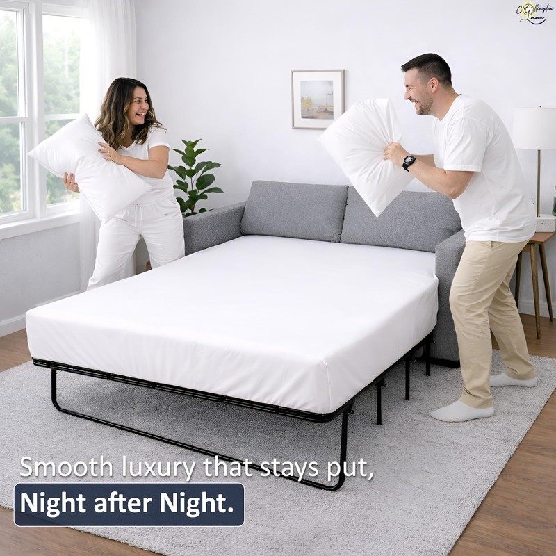 Cottington Lane 1 Piece Sleeper Sofa Fitted Sheet Queen Size,